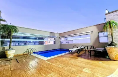 Cobertura com piscina e 4 suítes, 4 vagas à venda - santa paula