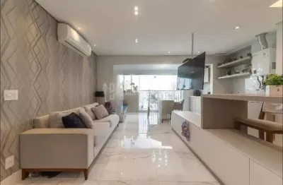 Apartamento com 02 dormitórios, 01 suíte, varanda gourmet integrada a sala e cozinha, 02 vagas - scs