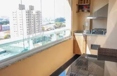 Apartamento com 3 dormitórios 1 suíte 2 vagas com sacada gourmet a venda no campestre santo andre