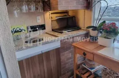 Apartamento com 2 dormitórios 1 suíte sacada gourmet e 2 vagas a venda no barcelona