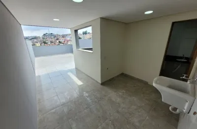 Apartamento cobertura novo à venda com 2 quartos e 3 wc's em santo andré