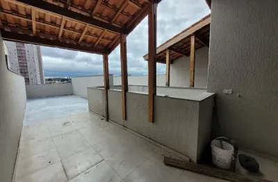 Cobertura nova à venda com 2 quartos e 2 wc's na vila américa