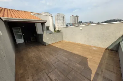Apartamento cobertura novo na cidade são jorge, santo andré, sp