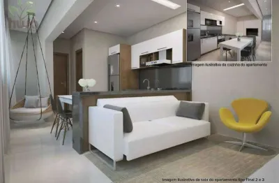 Apartamento para venda em praia grande, vila guilhermina, 1 dormitório, 1 banheiro, 1 vaga