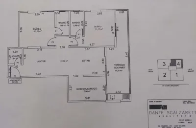 Apartamento para venda em praia grande, canto do forte, 2 dormitórios, 2 suítes, 2 banheiros, 1 vaga