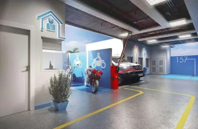 Sala comercial para venda em praia grande, boqueirão, 1 banheiro, 1 vaga