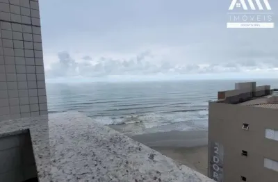 Apartamento 2 dormitórios sendo 2 suítes com vista MAR a venda no Caiçara em Praia Grande.