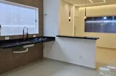Casa para venda em praia grande, caiçara, 3 dormitórios, 2 suítes, 3 banheiros, 2 vagas