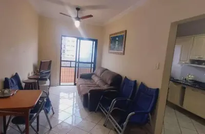 Apartamento para venda em praia grande, guilhermina, 1 dormitório, 1 banheiro, 1 vaga