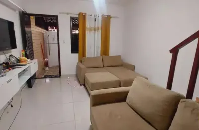 Sobrado para venda em praia grande, maracanã, 2 dormitórios, 2 suítes, 3 banheiros, 1 vaga
