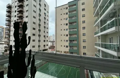 Apartamento para venda em praia grande, boqueirão, 1 dormitório, 1 banheiro, 1 vaga