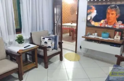 Casa para venda em praia grande, guilhermina, 2 dormitórios, 1 banheiro, 3 vagas