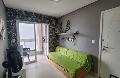 Apartamento para venda em praia grande, boqueirão, 1 dormitório, 1 banheiro, 1 vaga