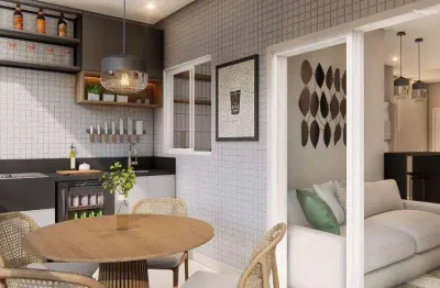 Apartamento garden para venda em praia grande, guilhermina, 2 dormitórios, 1 suíte, 2 banheiros, 1 vaga