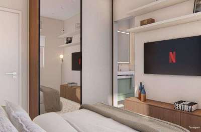 Apartamento garden para venda em praia grande, guilhermina, 2 dormitórios, 1 suíte, 2 banheiros, 1 vaga