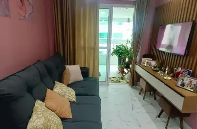 Apartamento para venda em praia grande, ocian, 2 dormitórios, 1 suíte, 2 banheiros, 1 vaga