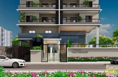 Apartamento para venda em praia grande, guilhermina, 3 dormitórios, 3 suítes, 4 banheiros, 2 vagas