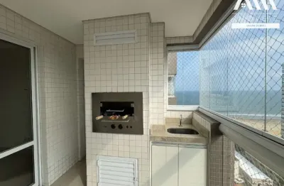 Apartamento Alto Padrão 3 dormitórios sendo 2 suítes com vista Mar a venda no Canto do Forte em Praia Grande - SP