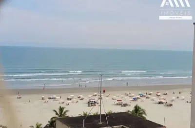 Apartamento 3 dormitórios sendo 1 suíte a venda com vista MAR definitiva no Bairro Aviação em Praia Grande - SP