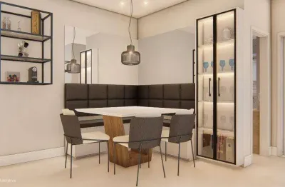 Apartamento para venda em praia grande, guilhermina, 2 dormitórios, 1 suíte, 2 banheiros, 1 vaga