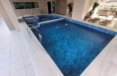 Apartamento para locação em praia grande, canto do forte, 2 dormitórios, 1 suíte, 2 banheiros, 1 vaga