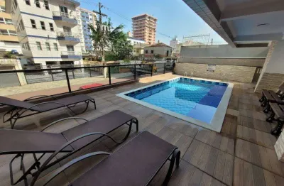 Cobertura com piscina vista mar, 3 dormitórios sendo 01 suite,01 H. Office, 03 vagas Tupi Praia Grande/SP