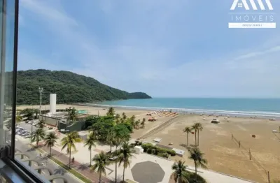 Cobertura Duplex FRENTE MAR mobiliada com 4 dormitórios sendo 2 suítes a venda no Canto do Forte em Praia Grande.