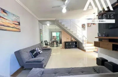 Espaçosa Casa Geminada 3 Quartos com Vista para o Mar em Caiçara