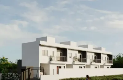 Sobrado para venda em palhoça, barra do aririu, 2 dormitórios, 2 suítes, 1 vaga