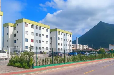 Apartamento para venda em palhoça, guarda do cubatão, 2 dormitórios, 1 banheiro, 1 vaga