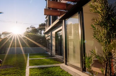 Lindo apartamento de esquina com jardim privativo em ótimo bairro de nova petrópolis do ladinho de gramado na serra gaúcha