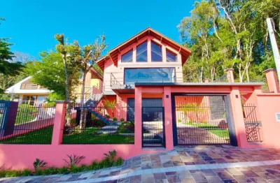 Casa com linda vista ao ladinho do centro de nova petropólis na serra gaúcha