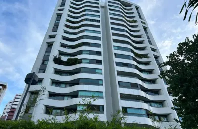 Apartamento com 200m² - 4 suítes - aluguel - jaqueira - recife
