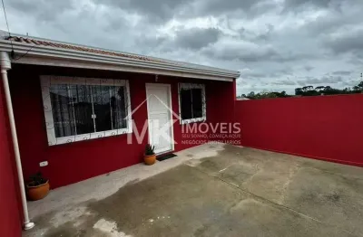 Casa de frente para rua com 2 quartos - vila santa maria, piraquara/pr