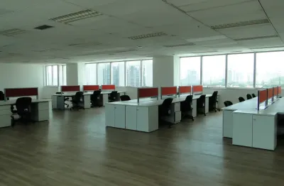 Sala comercial com 5 salas para alugar na Avenida das Nações Unidas, 80, Vila Gertrudes, São Paulo