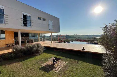Casa com 4 dormitórios à venda, 483 m² por r$ 4.250.000,00 - condomínio aguas claras - piracaia/sp