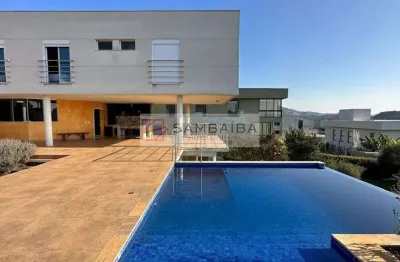 Casa com 4 dormitórios à venda, 483 m² por r$ 4.250.000,00 - condomínio aguas claras - piracaia/sp