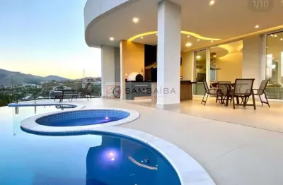 Casa com 4 dormitórios à venda, 450 m² por r$ 4.000.000,00 - condomínio vale das águas - bragança paulista/sp