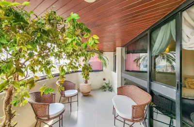 Apartamento tipo para locação com 4 quartos, sendo 4 suítes, 198m²