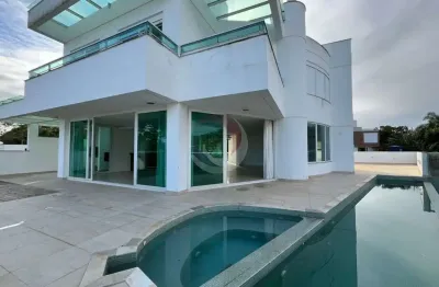 Casa com 5 quartos para alugar na rodovia haroldo soares glavan, 3322, cacupé, florianópolis por r$ 24.000