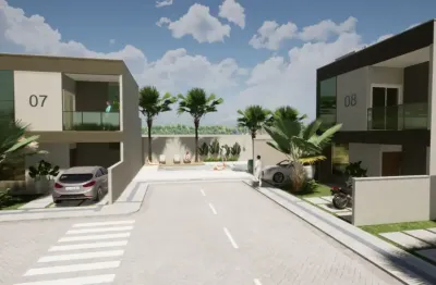 Casa  na planta duplex em condomínio na chácara brasil