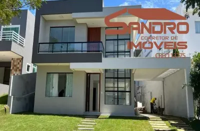 Casa com 4 quartos à venda na rua caraíva, 53, alphaville (abrantes), camaçari por r$ 1.500.000