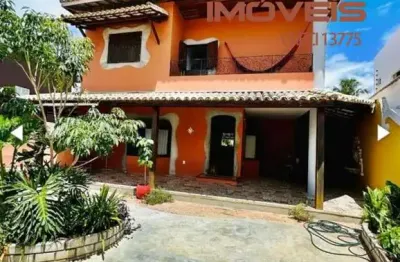 Casa com 4 quartos à venda na 1ª travessa praia de araruama, 23, vilas do atlantico, lauro de freitas, 450 m2 por r$ 890.000