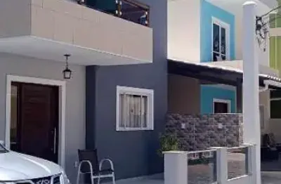 Casa em condomínio fechado com 4 quartos à venda na 1ª travessa amarílio thiago dos santos, 25, ipitanga, lauro de freitas, 160 m2 por r$ 670.000