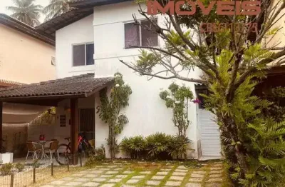 Casa em condomínio fechado com 4 quartos à venda na avenida luiz tarquínio pontes, 2540, vilas do atlantico, lauro de freitas por r$ 900.000