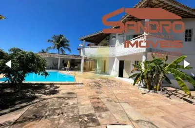 Casa com 5 quartos à venda na rua praia de itacimirim, 67, vilas do atlantico, lauro de freitas por r$ 1.000.000