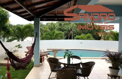 Casa em condomínio fechado com 6 quartos à venda na avenida santos dumont, 55, pitangueiras, lauro de freitas por r$ 1.450.000