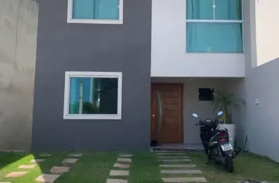 Casa em condomínio fechado com 3 quartos à venda na residencial buena vista, 867, caji, lauro de freitas por r$ 640.000