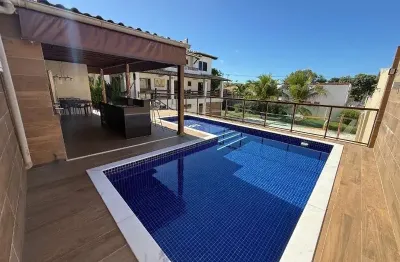Casa em condomínio fechado com 5 quartos à venda na rua claudete kramel, 97, vilas do atlantico, lauro de freitas por r$ 1.680.000
