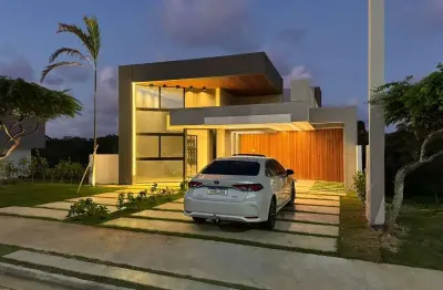 Casa em condomínio fechado com 3 quartos para alugar na rua caraíva, 987, alphaville (abrantes), camaçari por r$ 15.000